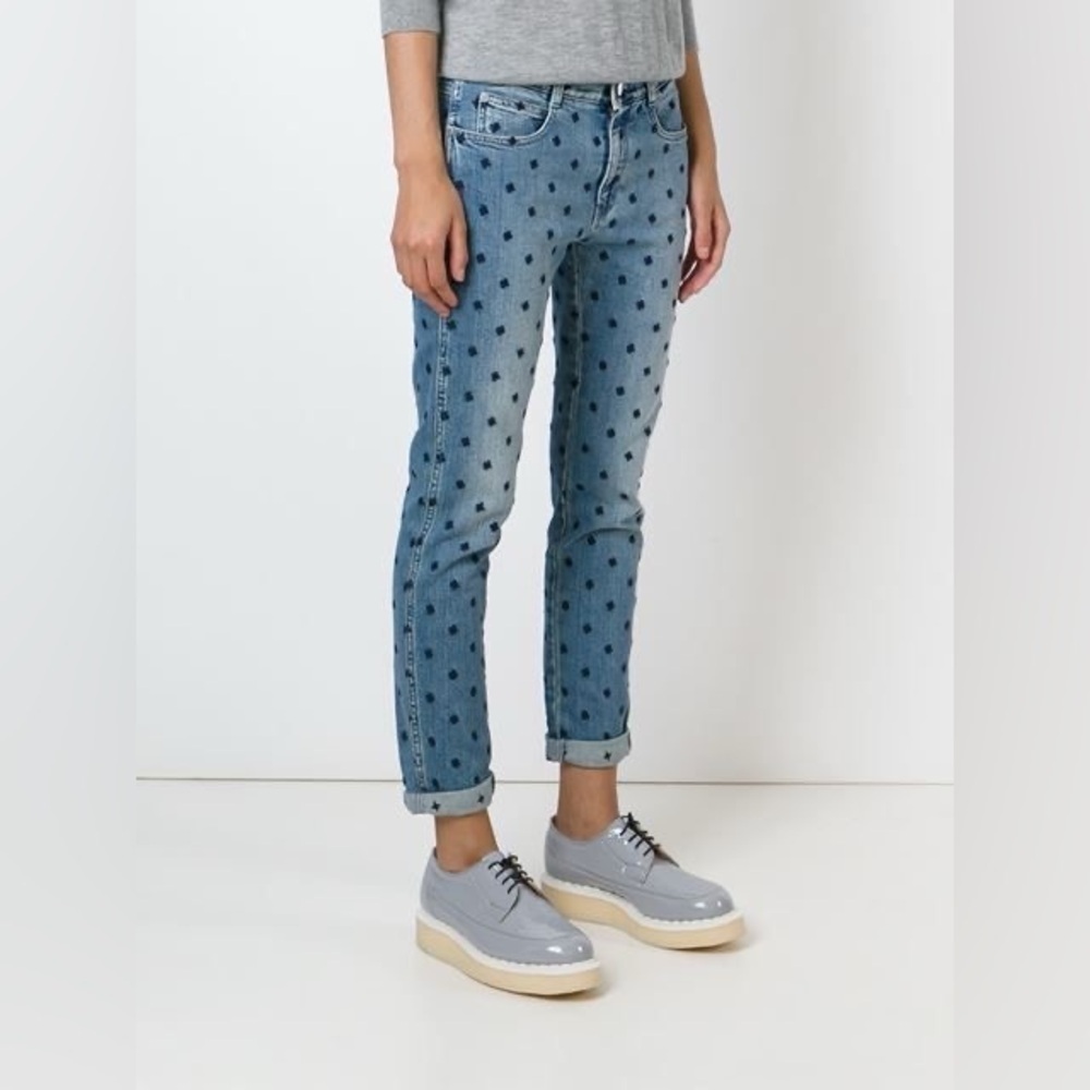 Stella McCartney Star Embroidery Jeans Size 25